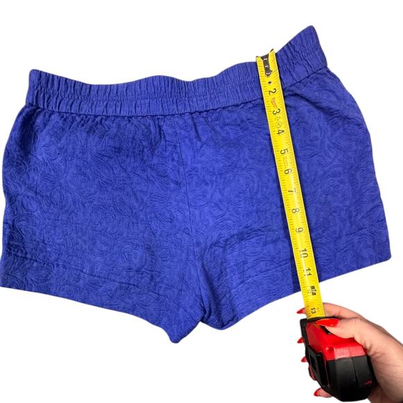 J.Crew Cobalt Blue Textured Cotton Shorts Size 6 - Picture 6 of 9